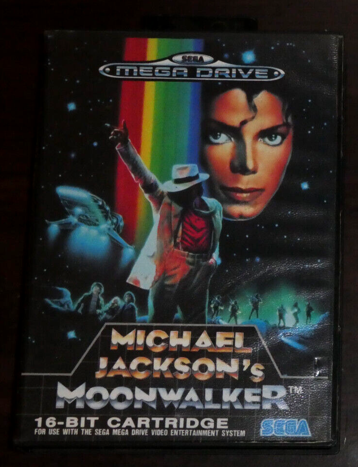 Michael Jackson’s Moonwalker Sur Mega Drive (Sega) – Jeu Complet Frais EUR – Très Bon État