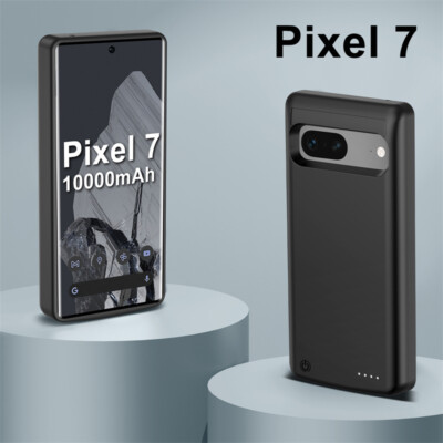 10000mAh For Google Pixel 7 Battery Charger Case, Power Bank Charging Cover