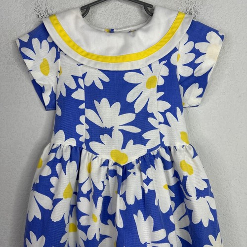 Catherine Rebecca Dress Girls Size 6 Floral Vintage Short Sleeve Spring Easter - Picture 3 of 9