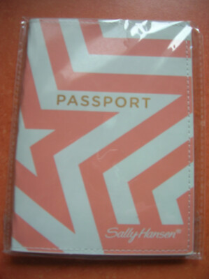 NEU Mädchen Passporthülle Sally Hansen Coty rosa Geschenk Werbung sammeln 