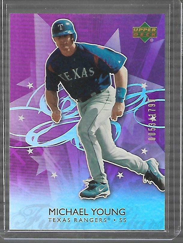2006 Upper Deck Future Stars Purple #71 Michael Young Numbered to
