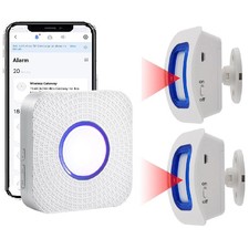 WiFi Smart Bed Sensor Alarm and Fall Prevention for White