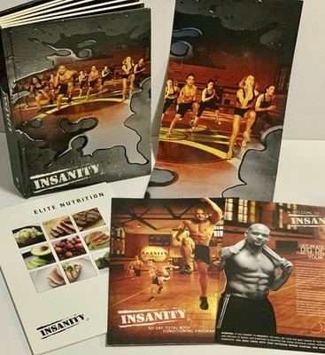 Insanity 60 Day Total-Body Conditioning Program 10-DVD Boxset W/ Extras 2010 BB