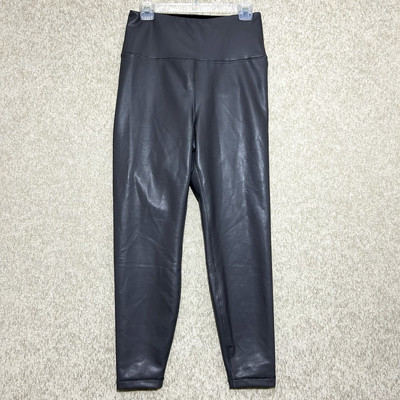 Yogalicious Faux Leather Lady Love Ankle Tight Women L Gray Media Pocket flaw