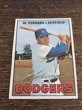 1967 TOPPS AL FERRARA #557 HIGH SERIES DODGERS EX-MT OR BETTER