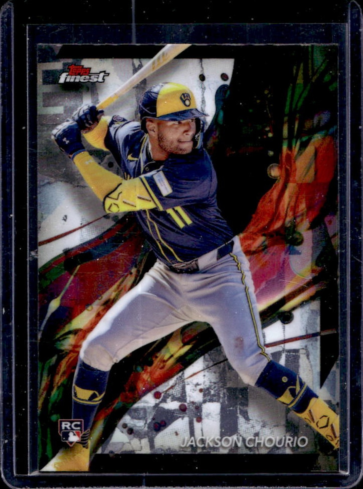 2024 Finest Jackson Chourio RC Rookie #11 Brewers