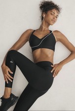 ALO Black Sports set Racerback Pullover Wireless Yoga Gym Training