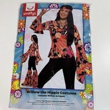 Smiffys Willow the Hippie Costume Fancy Dress Party Size Medium (M) UK 12-14