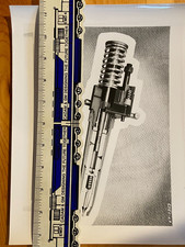 Nos 1960s Emd Electro-motive Bw Public Relations 645 Injector Cutaway Photos