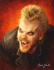 Boris Howler LOST BOYS KIEFFER SUTHERLAND 8.5X11 Art Print SIGNED classic horror