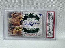 PSA GEM MINT  10 2015 Leaf Legends Of Sports Hulk Hogan Auto Population 1