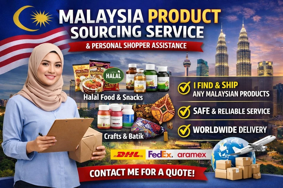 Malaysia Product Sourcing Service | Personal Shopper | Halal & OEM Products - Image 1 of 1