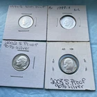 1994 S-2003 S Silver Roosevelt Dimes Lot Of 4
