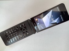KYOCERA A202KC DIGNO KEITAI 4 ANDROID FLIP PHONE Black SoftBank Japan