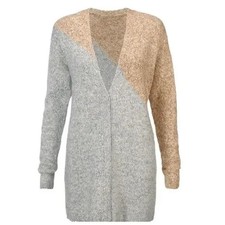 Women's Cabi  3886 Tilt Cardigan Snap Front Diagonal Color Block Size Small