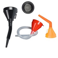 Refueling Funnel with Filter Detachable Hose Car Motorcycle Refuel Engine Oil Fu
