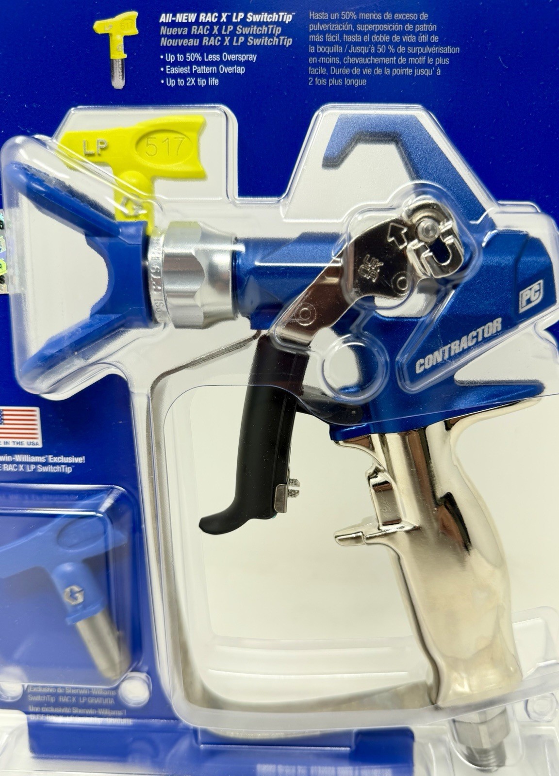 New Graco 826252 Contractor PC Compact RAC X Airless Paint Spray Gun SHIPS FREE!