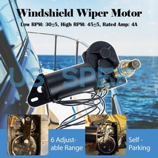 12v 34010 Marine Wiper Motor 2.5 Shaft 110deg Sweep Adjustable 12v 34010 Marine Wiper Motor 2.5 Shaft 110deg Sweep Adjustable