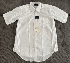 Vintage Givenchy Chesa Short Sleeve Button Up Shirt White Mens Size 16 Deadstock