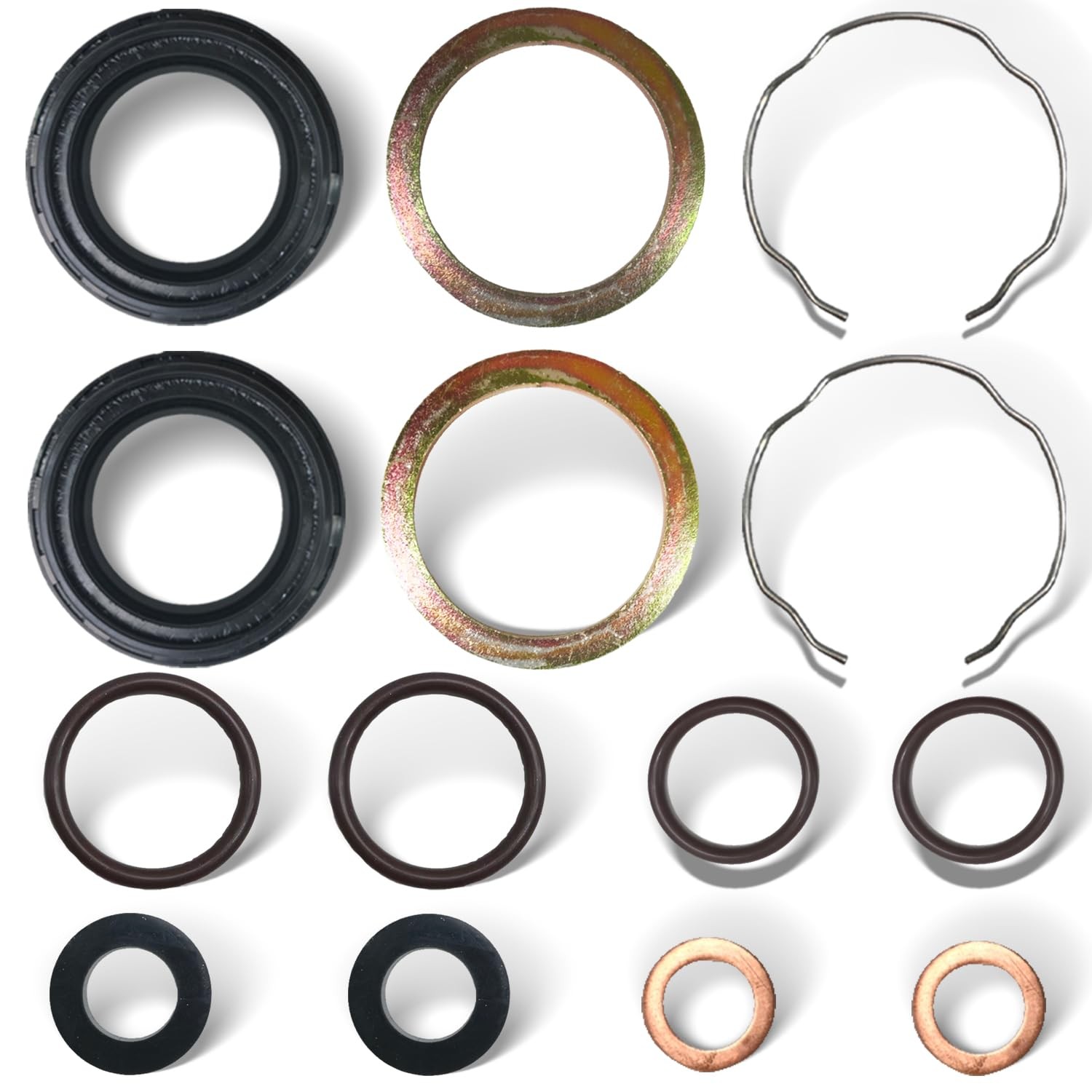 41mm Fork Seal Kit Compatible for Harley 19842017 FLHR Road King Electra Glid...