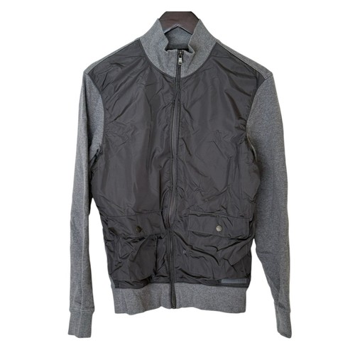 Michael Michael Kors Woman’s Size Small Black Gray Full Zip Long Sleeve Jacket