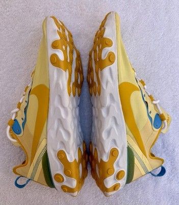 Nike React Element 55 Yellow Sulfur BQ2728-700 Women s Size 9 Sneaker Shoes