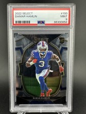 2022 Panini Select - Concourse #100 Damar Hamlin (RC) Rookie Card Bills PSA 10. rookie card picture
