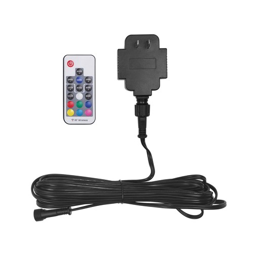 Striscia luminosa led multicolore fuoriuscita cascata fontana piscina 12 pollici con telecomando - Foto 13 di 16
