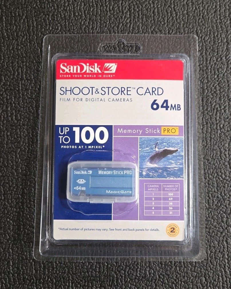 Las mejores ofertas en 64 MB Memory Stick Pro tarjetas de memoria