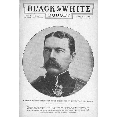 Horatio Herbert Kitchener - Antique Print 1900