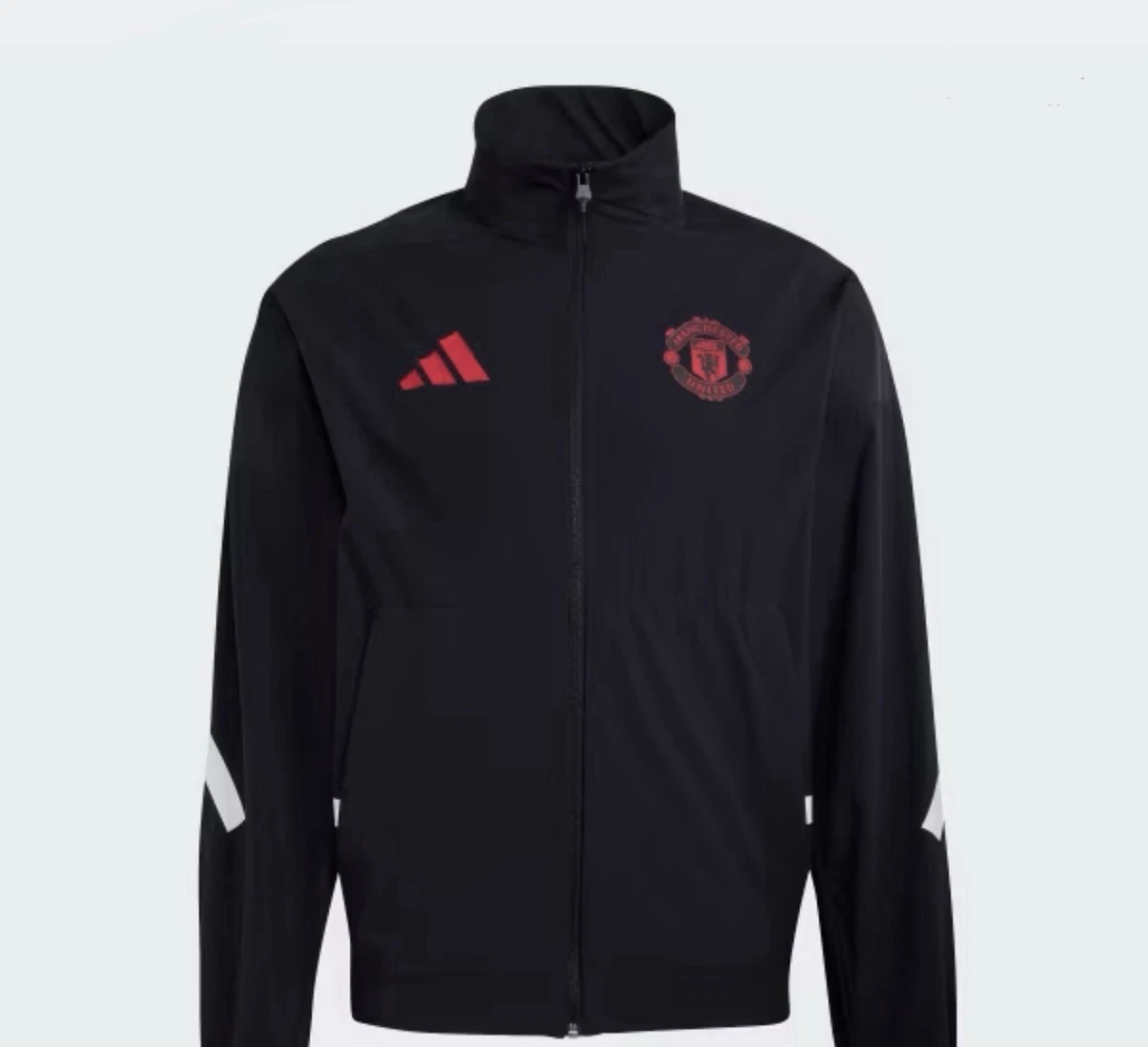Blue Manchester United International Club Soccer Fan Jackets for