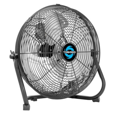 Tornado 12 Inch High Velocity Metal Floor Fan, 3-Speed Powerful Cooling for I...