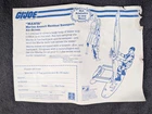 Vintage 1984 GI Joe MANTA Marine Assault Mail In Offer Insert Flyer Catalog Lot