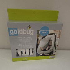 Goldbug Lightweight Canopy Cover Infant Car Seat Cover Gray/White Arrows 19493