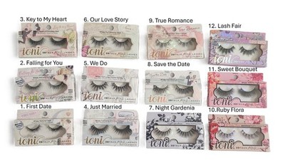 Ioni 3D Mink Lashes, 100% Hand Made, Vegan & Cruelty Free, Buy 1 or All