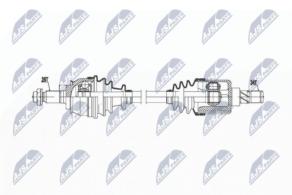 Original NTY Drive Shaft NPW-BM-020 For MINI - Image 12