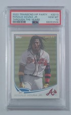 2022 Trancendence VIP Party Ronald Acuna Jr-Through The Years /95 PSA 10