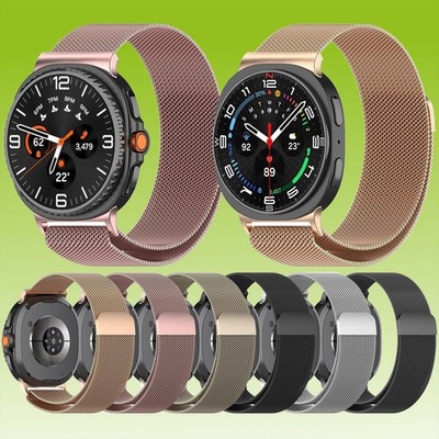 Smartwatch Armband für Samsung Galaxy Watch 8 / 8 Classic Metall Magnetverschluß