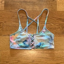 Victoria's Secret PINK Tie Dye Bikini Swim Top Womens Juniors Size S Small AA-C