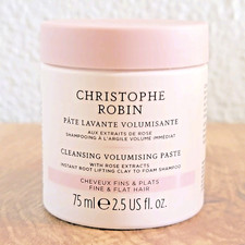 Christophe Robin CLEANSING VOLUMIZING PASTE w/ Rose Extracts 75 ml Made in Italy