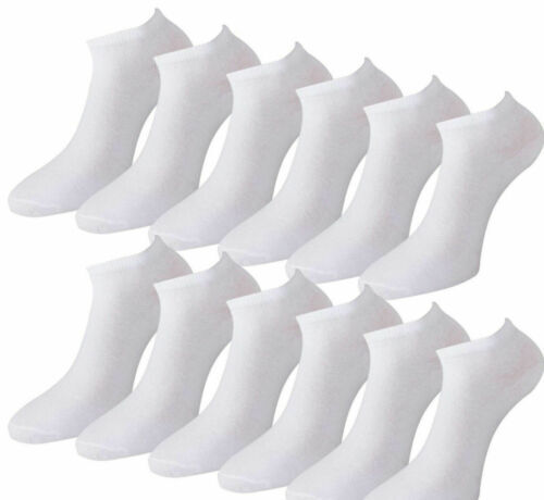 trainer sock mens 12 pair men sock size 6-11 low cut designer footwear trainers - Picture 5 of 6