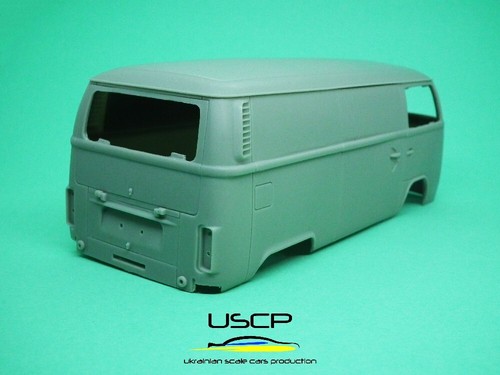 USCP 24T055 1/24 VW T2 Panel Van Resina Kit Accesorios de actualización - Imagen 5 de 10