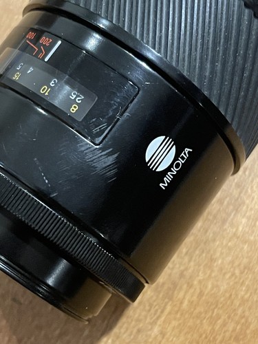 -Tested Working- Minolta 100-200mm F4.5 Autofocus Lens - Picture 4 of 5