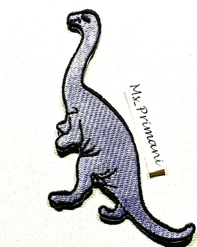 Embroidered Dinosaur Iron On Sew Patch Animal Jacket Jeans Kids - Foto 9