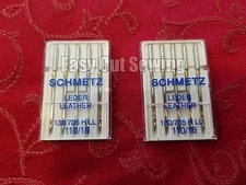 Schmetz Leather  Sewing Needles Pfaff  130/705h 15x1 HAx1 SZ 18  