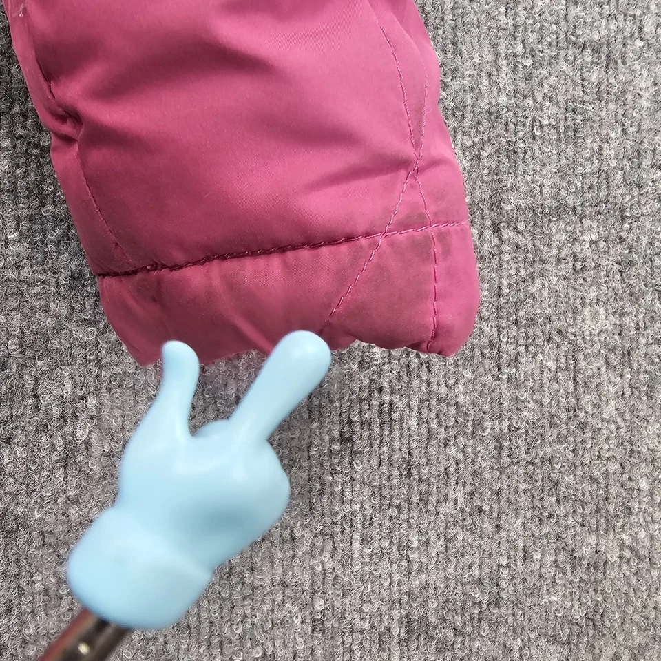 L.L. Bean Parka Jacket Coat Women's M Purple Pink Long Puffer Goose Down Hooded - Image 4 of 4