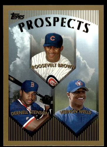 Roosevelt Brown / Stenson / Vernon Wells 1999 Topps #436 Near Mint or Better