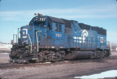 EMD 787 GP-38-2 (ELEKTROMOTOR - CONRAIL) --- Original Dia T4-7