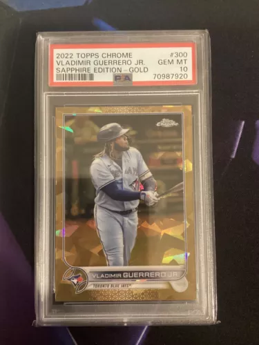 2022 Topps Chrome Vladimir Guerrero jr Sapphire Edition-Gold #300 /50