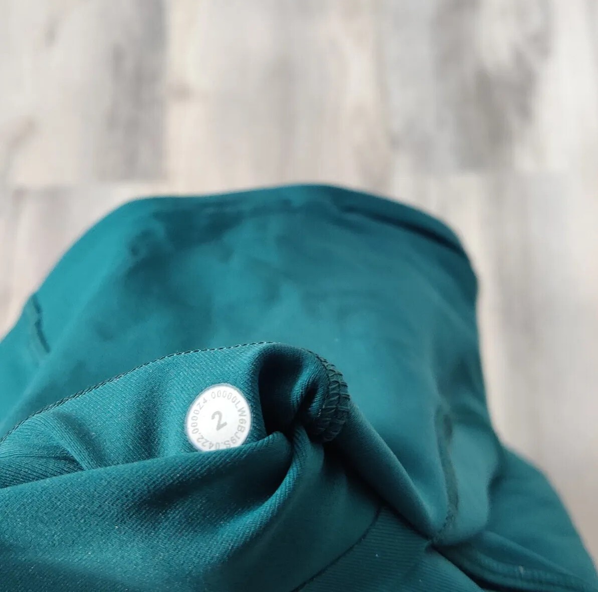 Women's Lululemon Green Leggings Pants Yoga Straight Elastic Waist Leg Sz 2 eBay